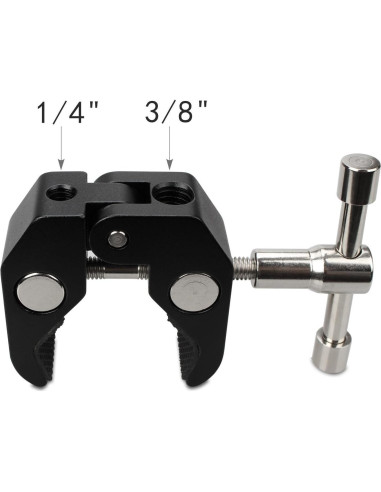 Abrazadera Super Anwenk 2Pack 54mm para Cámara y Accesorios