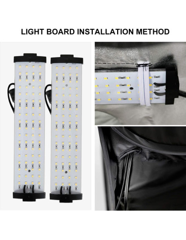 Caja de Luz de Estudio Fotográfico LTRINGYS 40x40 cm LED Plegable