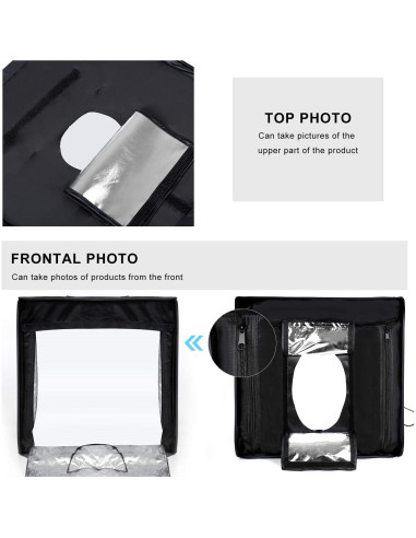Caja de Luz de Estudio Fotográfico LTRINGYS 40x40 cm LED Plegable