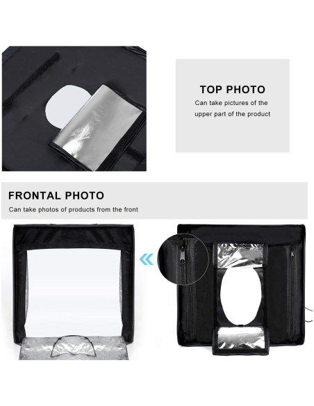 Caja de Luz de Estudio Fotográfico LTRINGYS 40x40 cm LED Plegable