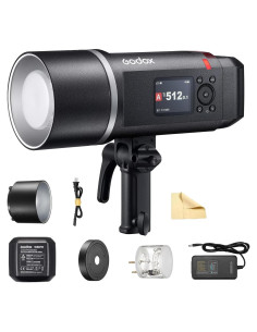 Flash Godox AD600BM II 600Ws con Luz de Modelado 40W
