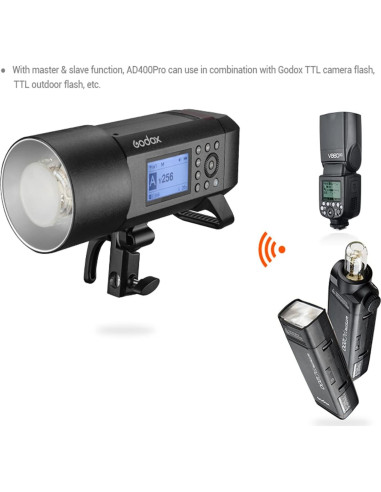 Flash Godox AD400Pro 400Ws Todo-en-Uno Portátil
