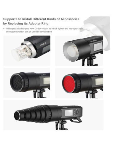 Flash Godox AD400Pro 400Ws Todo-en-Uno Portátil