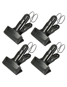 Paquete de 4 abrazaderas de resorte Konseen 10.8 cm para fotografía