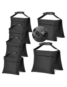 6 Sacos de Arena Alta Resistencia ifkdnr con Correas 6.8 kg