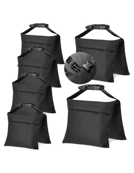 6 Sacos de Arena Alta Resistencia ifkdnr con Correas 6.8 kg