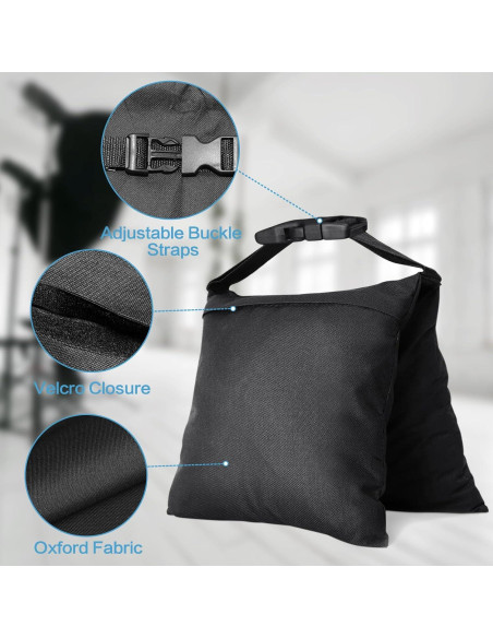 6 Sacos de Arena Alta Resistencia ifkdnr con Correas 6.8 kg