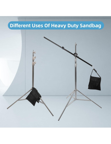 6 Sacos de Arena Alta Resistencia ifkdnr con Correas 6.8 kg