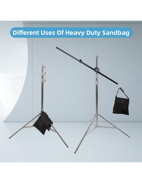 6 Sacos de Arena Alta Resistencia ifkdnr con Correas 6.8 kg