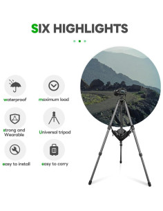 Bolsa de Piedra para Trípode FANAUE TS-01, 130g, Ajustable 2