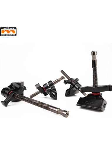 Abrazadera de Mandíbula Central 3" Matthellini Negra para Montaje