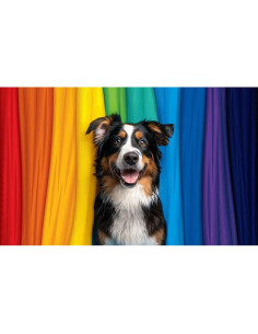 Fondo de Fotografía Microfibra Kate 7x5ft Colorido Arcoíris 2