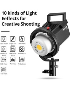 Luz LED de Video AMBITFUL FL80RGB 80W RGB 2800K-10000K 2