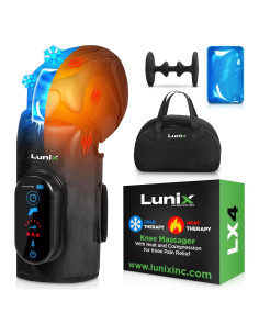 Masajeador de Rodilla Lunix LX4 con Calor y Compresión