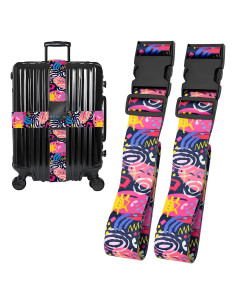 Correas de Equipaje Nemubao 2-LSFS187 Ajustables 0.91-1.83m