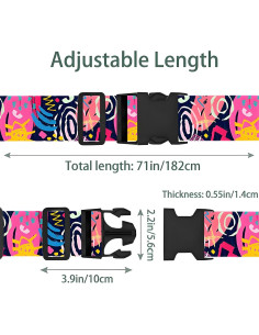 Correas de Equipaje Nemubao 2-LSFS187 Ajustables 0.91-1.83m 2