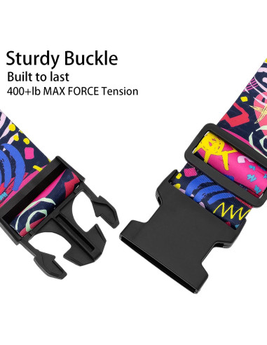 Correas de Equipaje Nemubao 2-LSFS187 Ajustables 0.91-1.83m