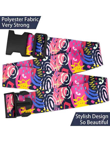 Correas de Equipaje Nemubao 2-LSFS187 Ajustables 0.91-1.83m