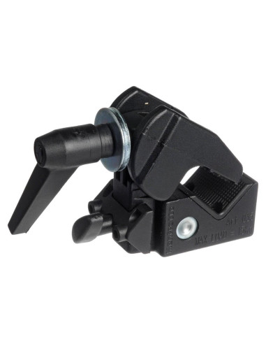 Abrazadera Super Clamp Manfrotto 035 - 15kg, Aluminio, Negro