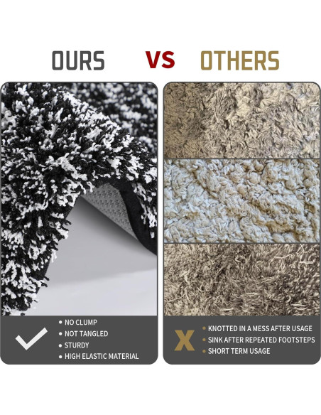 Alfombrilla de Baño Yimobra 43x61 cm Antideslizante Microfibra