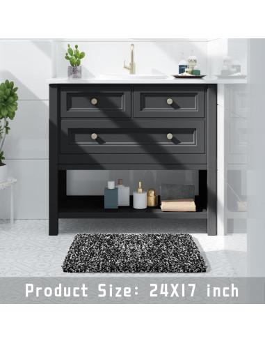 Alfombrilla de Baño Yimobra 43x61 cm Antideslizante Microfibra