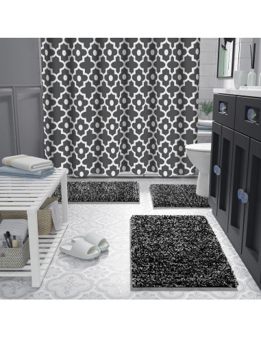 Alfombrilla de Baño Yimobra 43x61 cm Antideslizante Microfibra