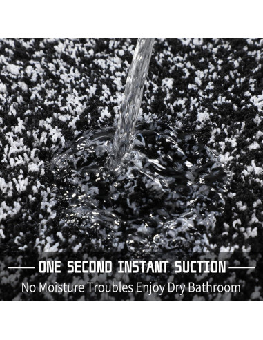 Alfombrilla de Baño Yimobra 43x61 cm Antideslizante Microfibra