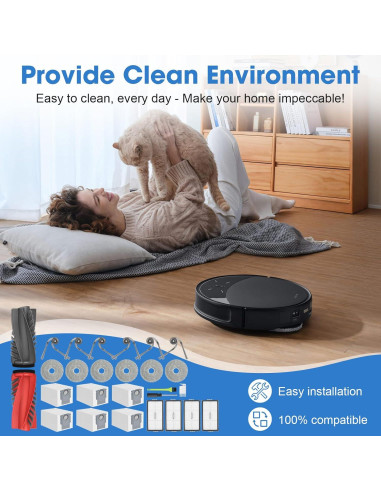 Kit de Accesorios 27PCS para Aspiradora Roborock Saros 10R