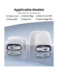 Paquete de 5 cepillos laterales Rrochio para Roborock y Qrevo 2