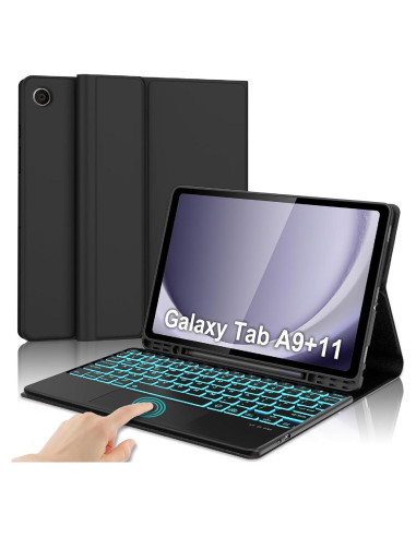 Funda Teclado Bluetooth Samsung Galaxy Tab A9 Plus 11" - Negro
