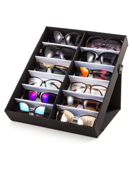 Organizador de Gafas TRIUMPH VISION Caja Almacenamiento Negro