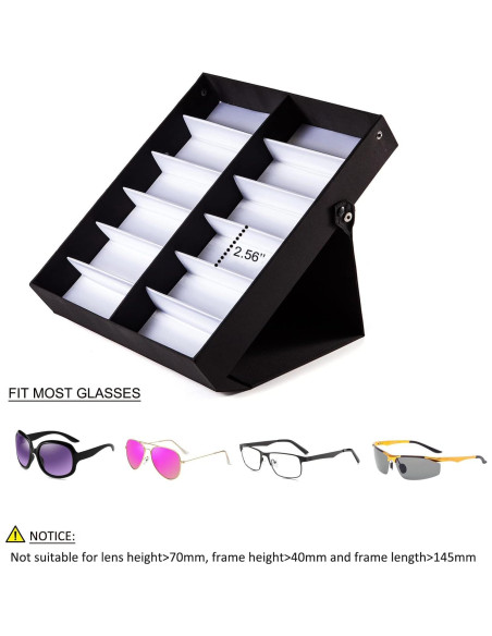 Organizador de Gafas TRIUMPH VISION Caja Almacenamiento Negro