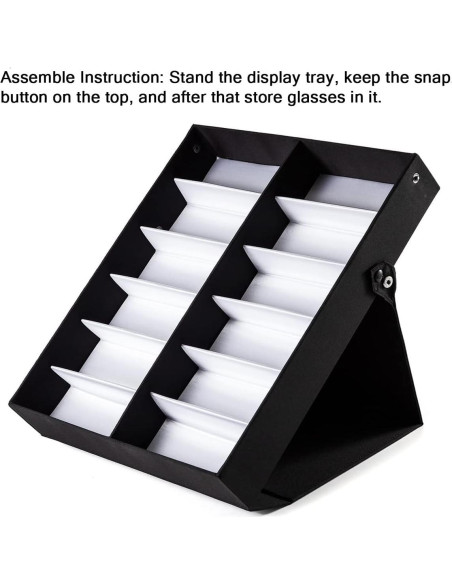 Organizador de Gafas TRIUMPH VISION Caja Almacenamiento Negro