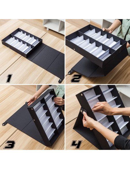 Organizador de Gafas TRIUMPH VISION Caja Almacenamiento Negro