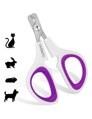 Cortauñas para Mascotas OneCut - Afilado y Seguro, Púrpura