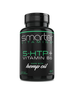 Suplemento 5-HTP 200mg + Vitamina B6 SmarterVitamins 60 Geles