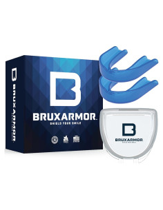 Protector Bucal BruxArmor Nocturno Profesional Azul - Paquete de 2