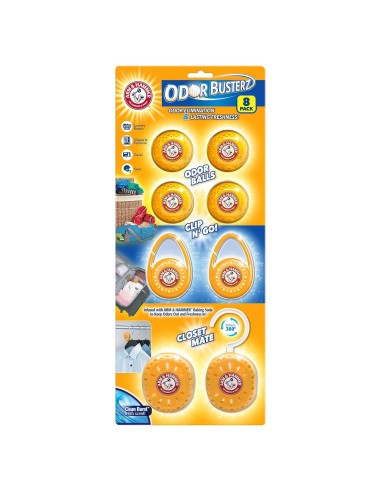Bolas Desodorantes Arm and Hammer Odor Busterz 8 Unidades