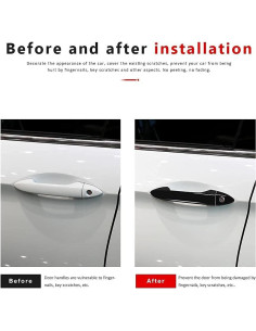 Cubiertas de Manijas de Puerta DLOVEG para Honda Accord 2013-2017 2