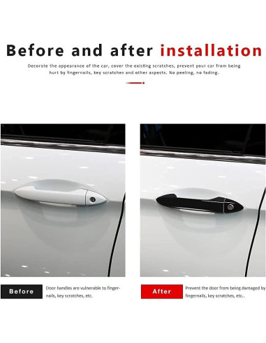 Cubiertas de Manijas de Puerta DLOVEG para Honda Accord 2013-2017