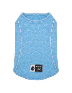 Camisa para Perro KYEESE Deportiva Transpirable Azul Pequeño
