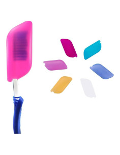 Cubiertas de Cepillo de Dientes V-TOP 6 Piezas Silicona Multicolor