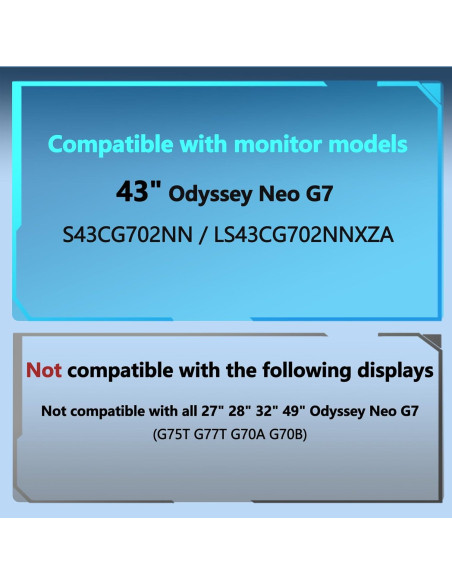 Adaptador de Montaje en Pared Tjweiqing para Monitor 43" G7