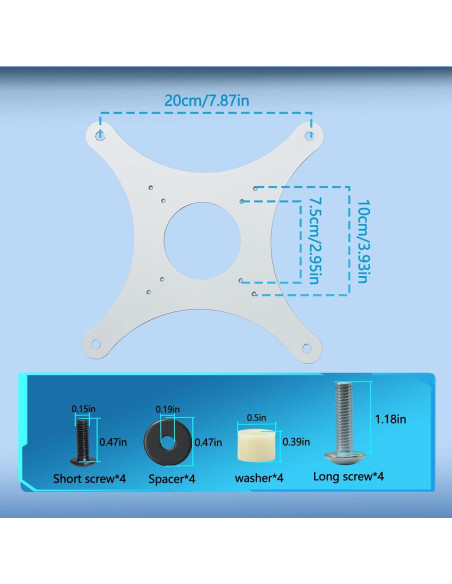 Adaptador de Montaje en Pared Tjweiqing para Monitor 43" G7