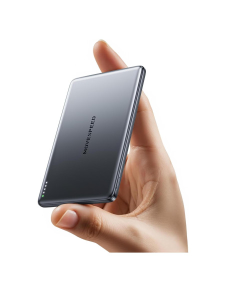 Cargador Portátil MagSafe 5000mAh Move Speed Gris Glaciar