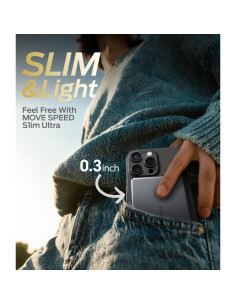 Cargador Portátil MagSafe 5000mAh Move Speed Gris Glaciar 2