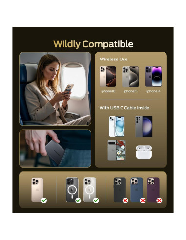 Cargador Portátil MagSafe 5000mAh Move Speed Gris Glaciar