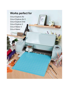 Alfombrillas de Corte Gwybkq 12x12 para Cricut - Paquete de 12 2
