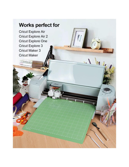 Alfombrillas de Corte Gwybkq 12x12" Verde para Cricut