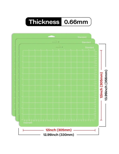 Alfombrillas de Corte Gwybkq 12x12" Verde para Cricut